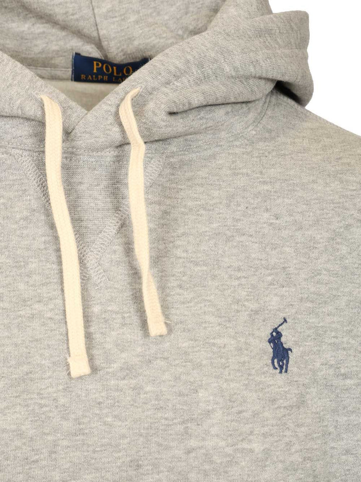 Polo Ralph Lauren The Rl Fleece Hoodie Sweatshirts - Grey | f1683af2217dcb760d882bafc27bba7eb511d8ae