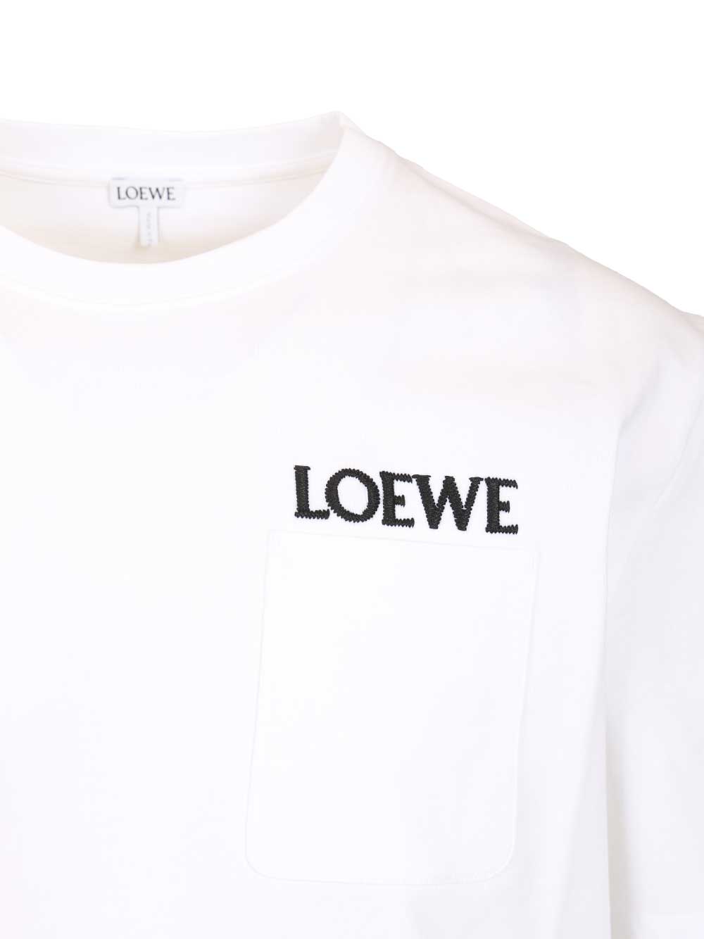 Loewe Relaxed Fit T-Shirt - White | 43abd9e9c07a58c14d169b875349f329c8bb2e48
