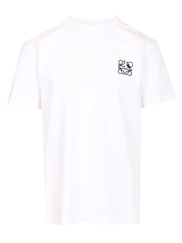 Loewe Relaxed Fit T-Shirt Shirts - White | 5ff9615fe2e85bbc34002251bc1951977f4479dd