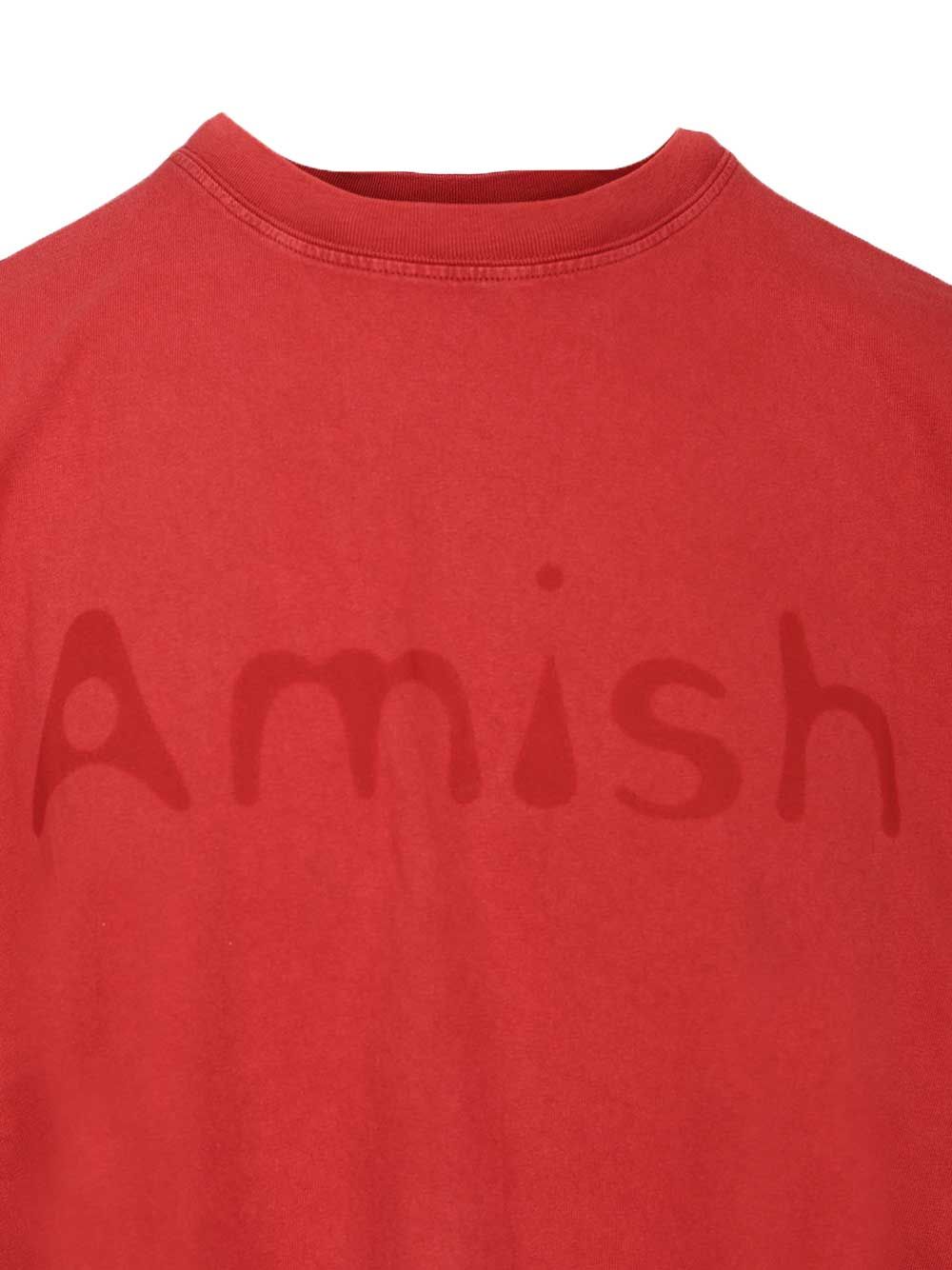 Amish Shadow T-Shirt - Red | 020f1a60aff00aed4e53186184d36716b285d81e