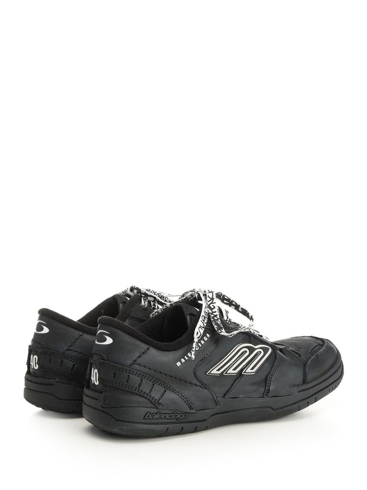 Balenciaga Hamptons Worn Out Sneakers - Black | bd726fbc59505cd5e52a38a5b21f3aaf53628745