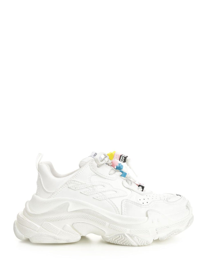 Balenciaga Triple S Sporty Sneakers - White | b93444b296f3c8cc1e2d5dcadef446a44a1e94c8