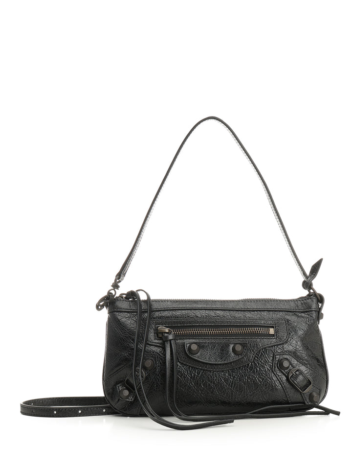 Balenciaga Le City Shoulder Bags - Black | 63ef9e4e9b0319fb4a0308e7b739a2c115a761f3