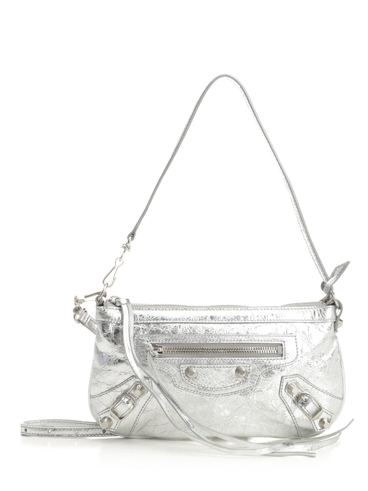 Balenciaga Le City Shoulder Bags - Silver | 9927a68d49717a7e391d6fbfcdbe1f5631d04844