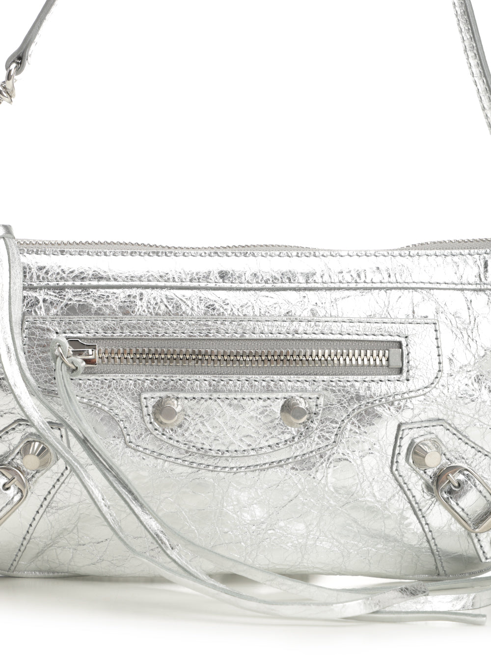 Balenciaga Le City Shoulder Bags - Silver | 9d89dc1e0e5048f7b8e70ffbd7ada2987a375433