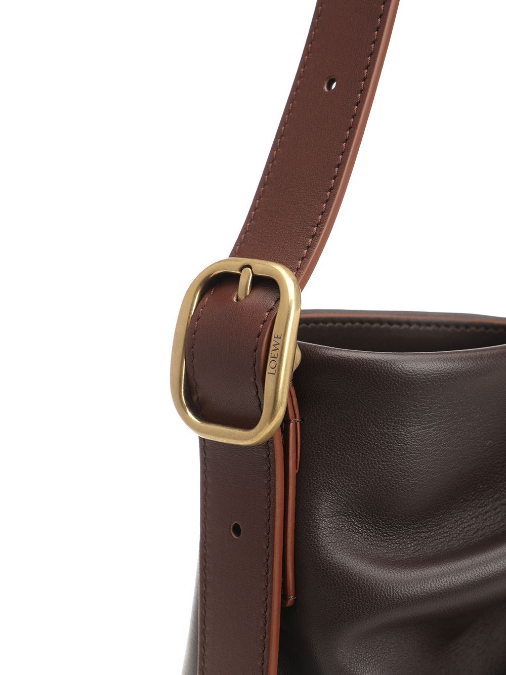 Loewe Draped Tote Shoulder Bag Crossbody Bags - Brown | b62a9bff513d5e3d36c1a940fe41afddcdf5edd1
