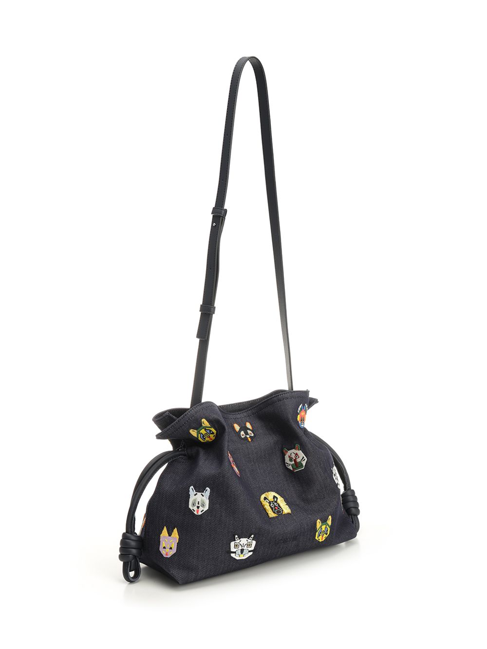 Loewe Flamenco Clutch “Cats” Clutches - Blue | fad78f7f12f74b47db91fc42ca2040ae02741585