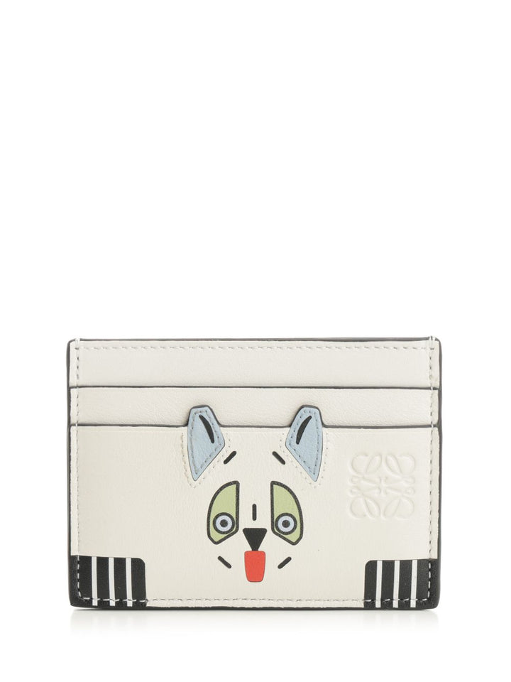 Loewe Futurist Cat Wallets - White | 2d9e9b7d6d7c1ac01bebcd26d306a64227eb6912