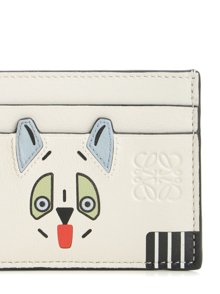 Loewe Futurist Cat Wallets - White | 457e188e942be1723b0a6a2819da1dffabdc44d0