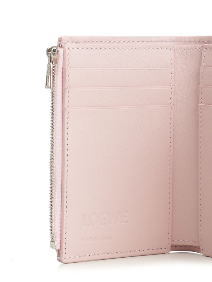 Loewe Small Anagram Vertical Wallet Wallets - Rose | 563ad8375091e783f6a31dbd26bb2c25c8a4f959