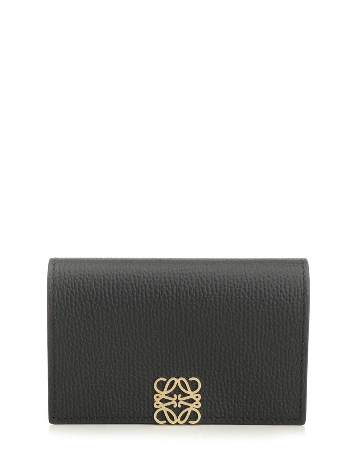 Loewe Anagram Business Card Holder Wallets - Black | 5bbe1e0570ebcdf8698a4700e85d9c8b11dcf752