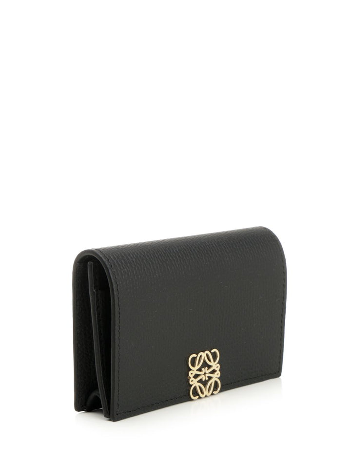 Loewe Anagram Business Card Holder Wallets - Black | 17a0dc1fe4a91c53dd716af5e9ec28f3fe8922f4