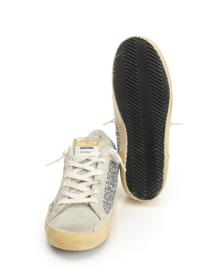 Golden Goose Deluxe Brand Super-Star Sneakers - Silver | 0cf48f701589f0d7f36585e82278123436568247