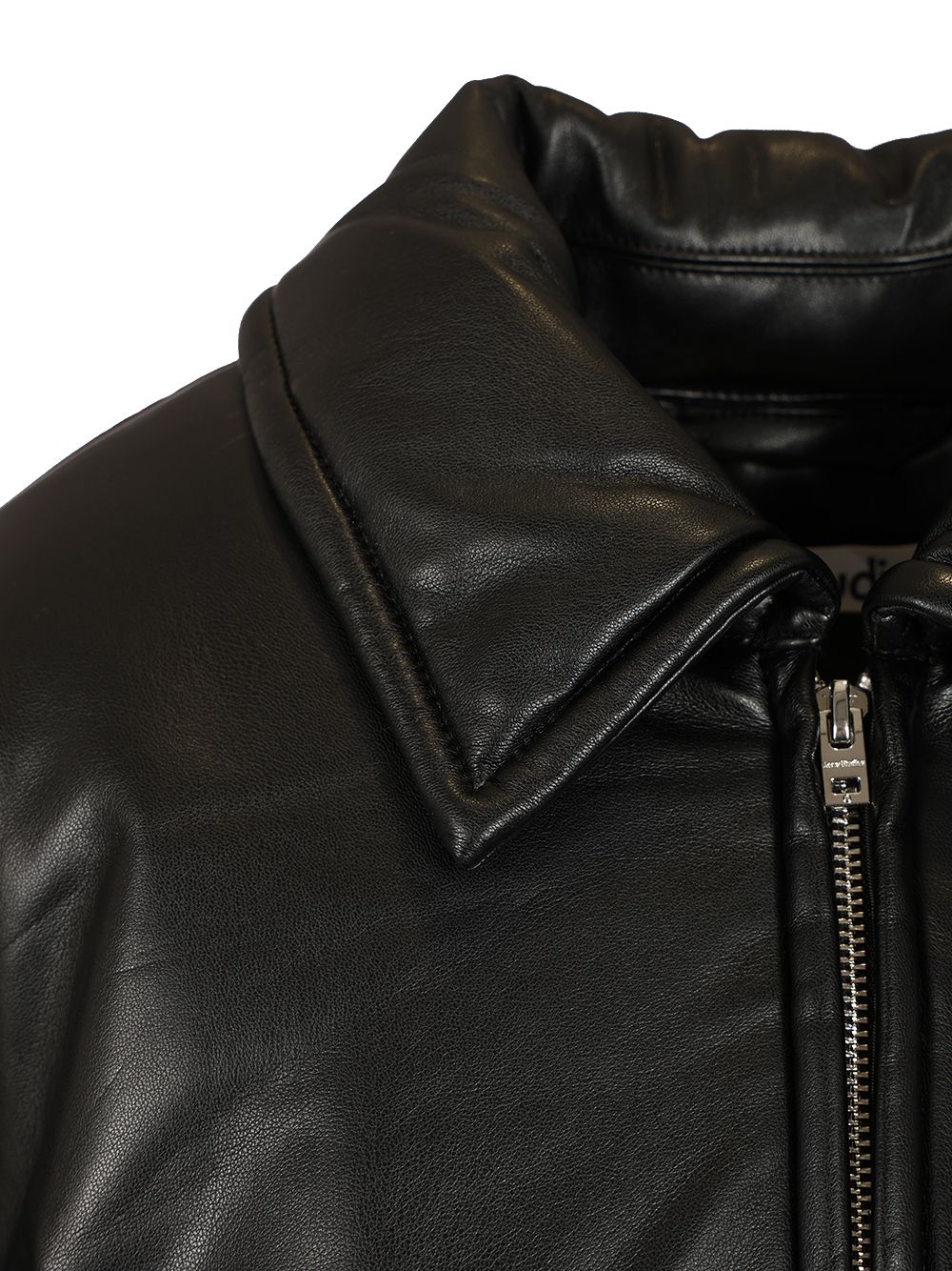Acne Studios Bomber Jacket Crafted From Faux Leather Leather Jackets - Black | baa8a5c6b4393c8921618f3ba7d80ee85b52c28b