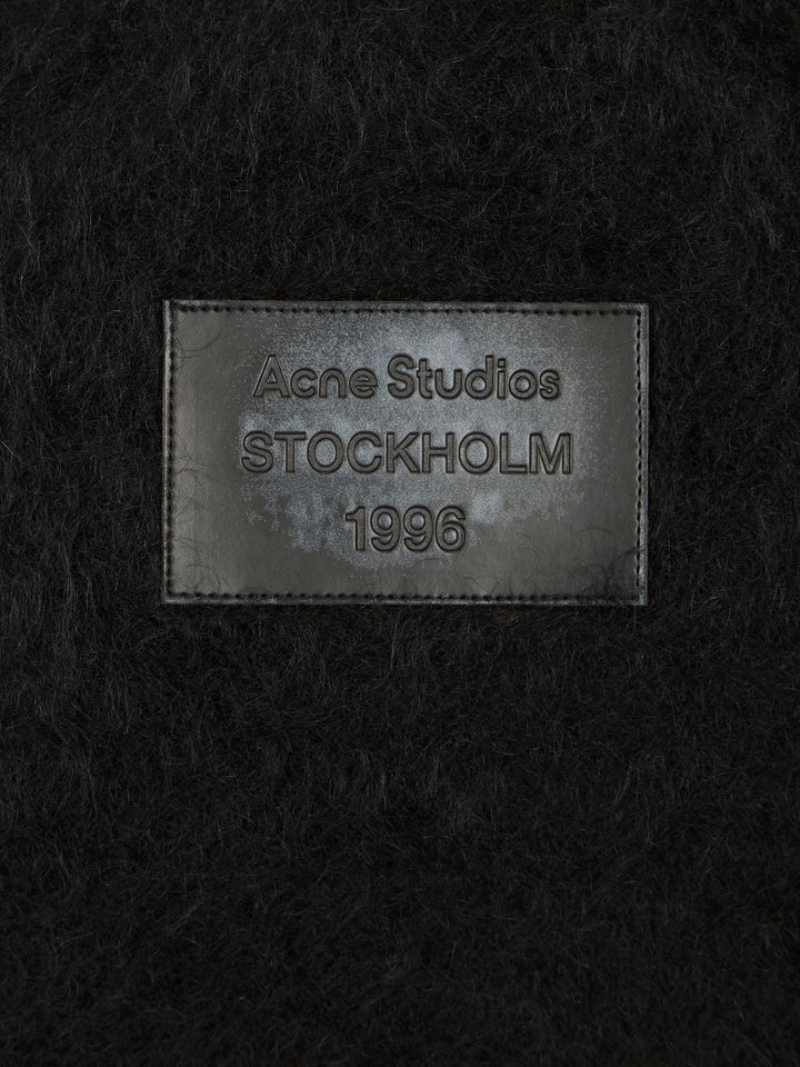 Acne Studios Mohair And Wool Cardigan Knitwear - Black | 02c1855d41dfb9363eadf03930c673cfc3b822da