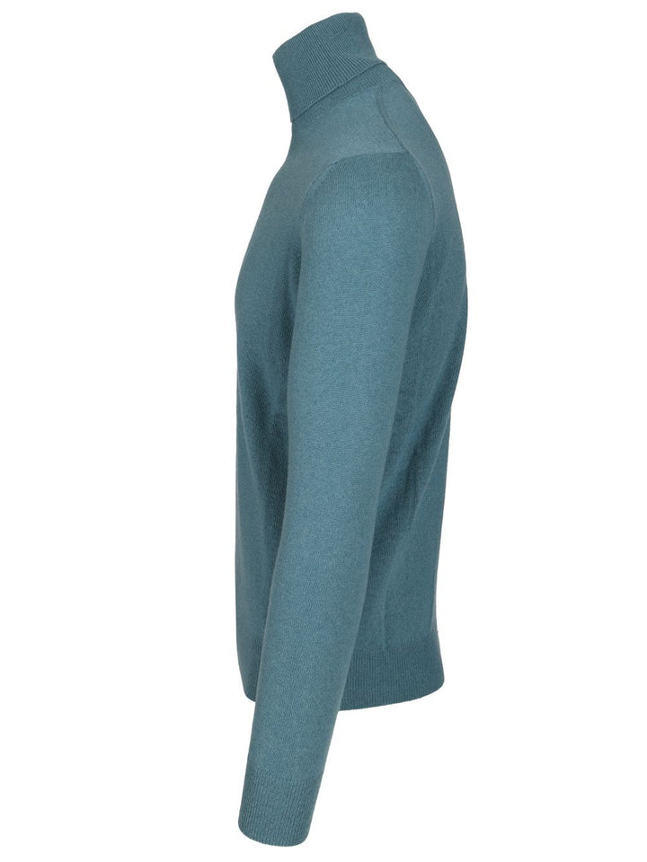 Al Duca D'Aosta Cashmere Turtleneck Knitwear - Green | c55f8b92fdda2bf43cc995663f199d0694243646