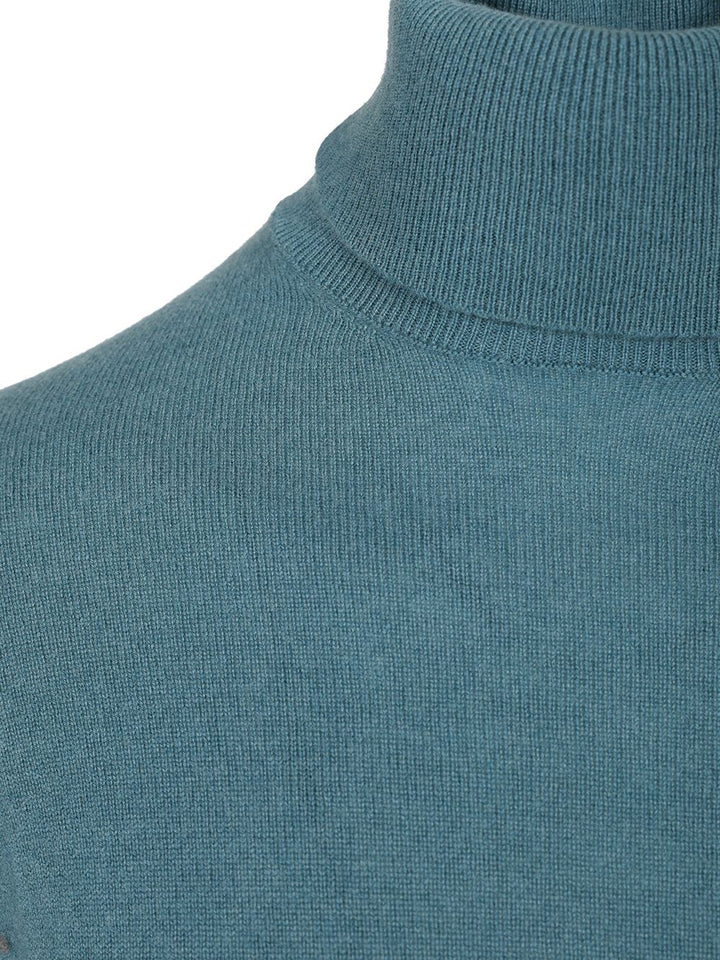 Al Duca D'Aosta Cashmere Turtleneck Knitwear - Green | 6e200ec1a4c727ec48808cac57aa2f0e7d8cbfcf