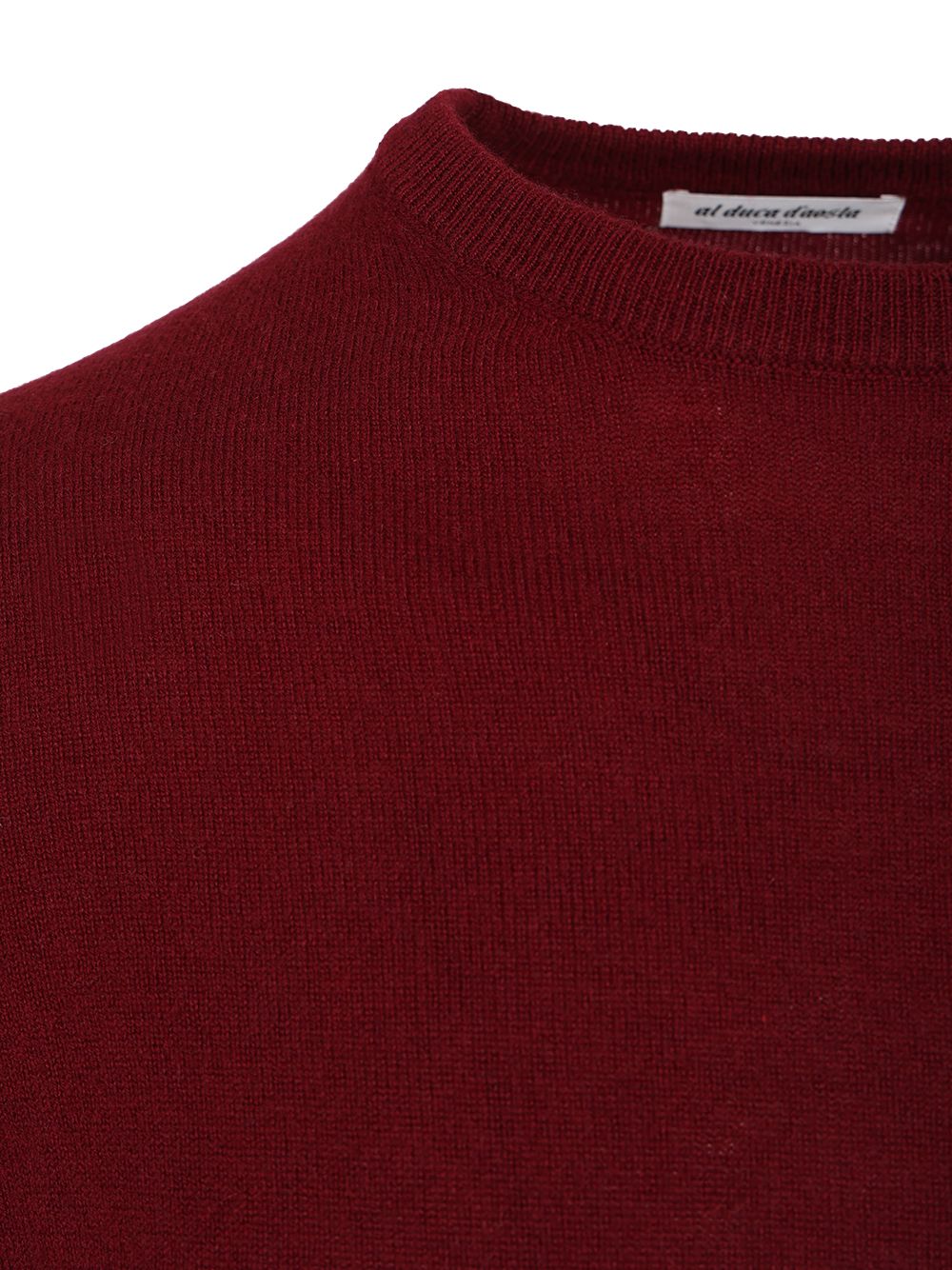 Al Duca D'Aosta Cashmere Crewneck Sweater Knitwear - Bordeaux | 02a9b81cc51d203556c669f66c8b34bb442a8c48