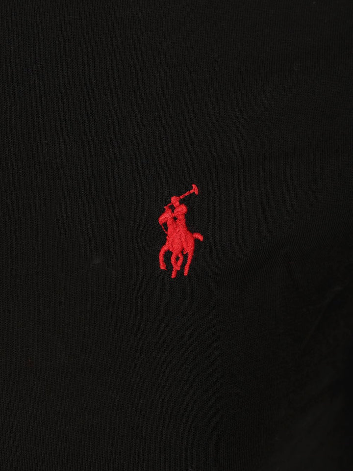 Polo Ralph Lauren Crew Neck Cotton T-Shirt - Black | fa340d6cbf3cb92d7564dcb58fd0f068e13701f5