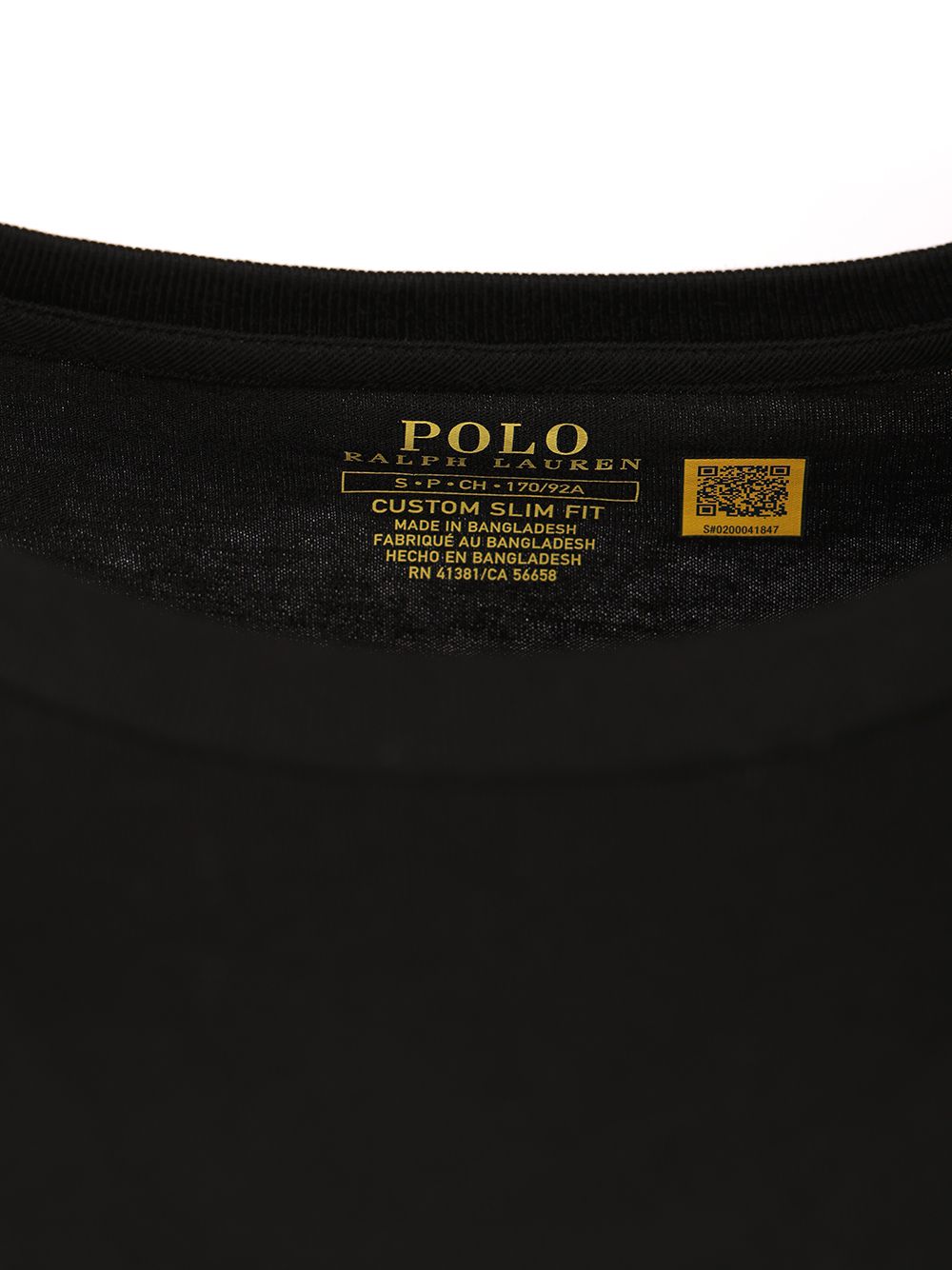 Polo Ralph Lauren Crew Neck Cotton T-Shirt - Black | a31b6d23813baa5830646454ffca9b82814f8ade