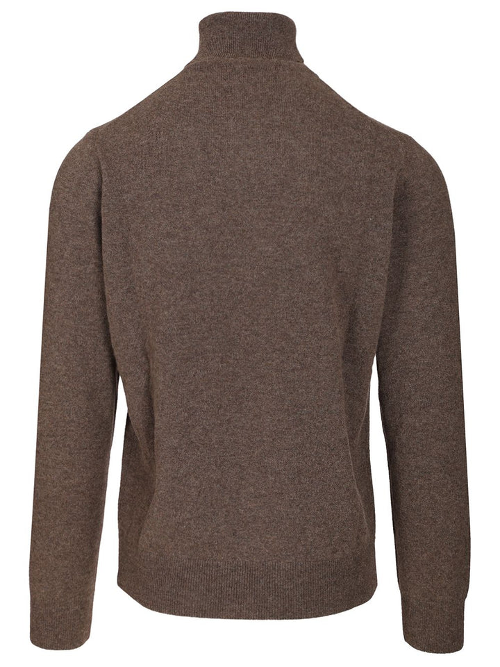 Al Duca D'Aosta Cashmere Turtleneck Knitwear - Brown | 49de0454751a99f82a680416b76c359bfc390530