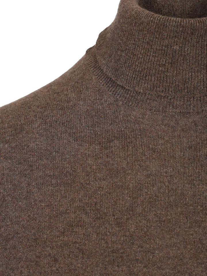 Al Duca D'Aosta Cashmere Turtleneck Knitwear - Brown | 444b90370dd3458229c7a280df65c4605e363e5c
