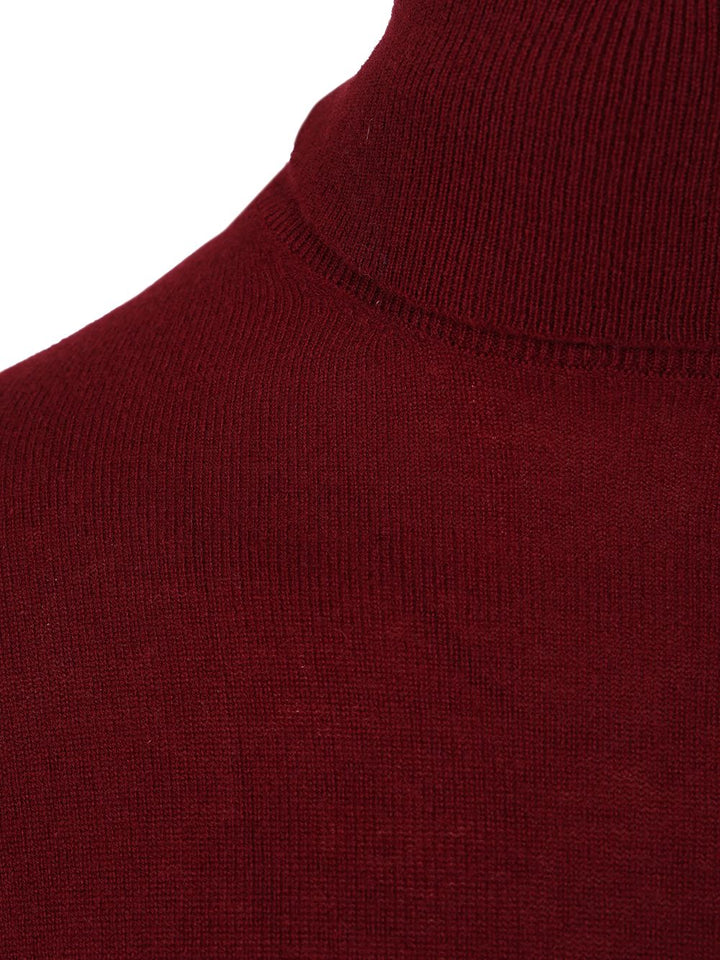 Al Duca D'Aosta Cashmere Turtleneck Knitwear - Bordeaux | b8fa1cdd902a4c2a45f766bf835d898d8afd198c