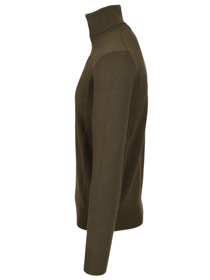 Al Duca D'Aosta Cashmere Turtleneck Knitwear - Green | c4a78dddfa2f360e2311e0e113312b46da89e936