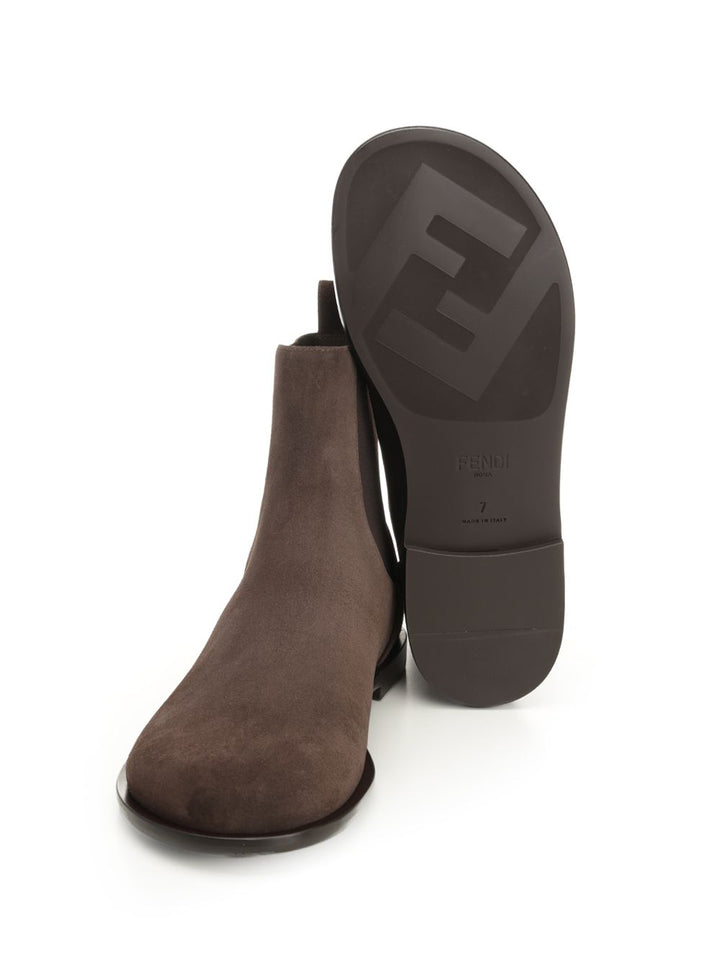Fendi Chelsea Ankle Boot Boots - Brown | 3b1377997daaded19704d29f19857bc0d4197b34