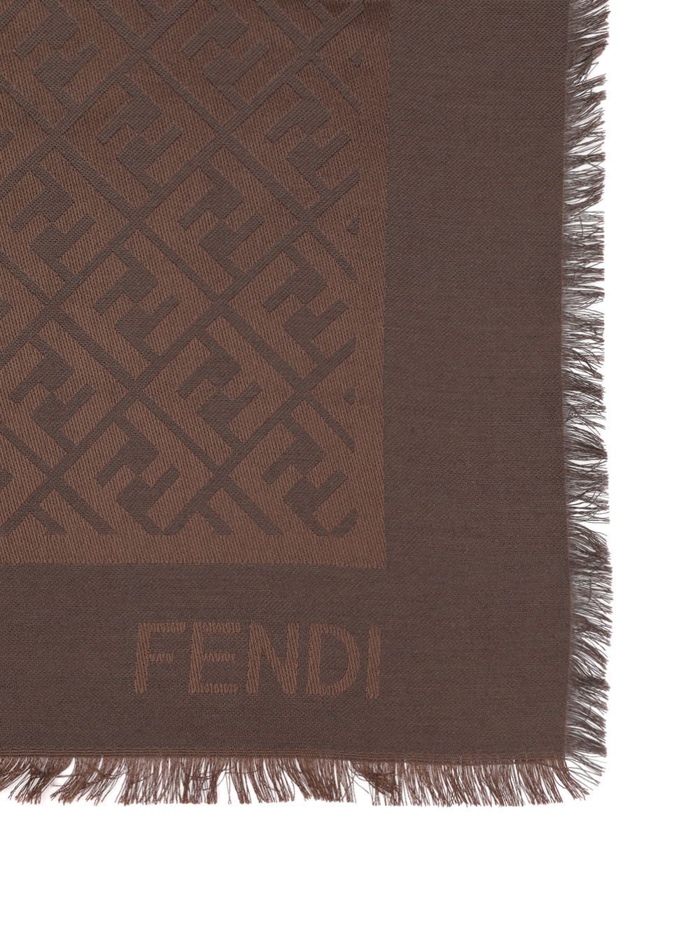 Fendi Ff Shawl Scarves And Foulards - Brown | 09a41cb54ad220139aa0a832173212d975f20123