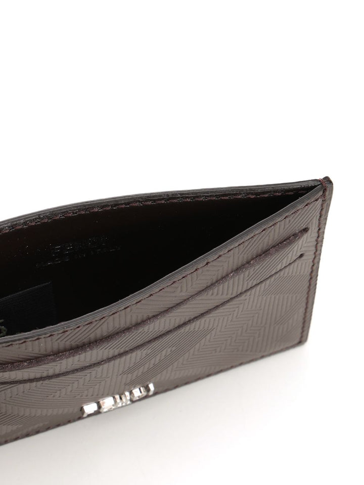 Fendi Slim Fendi Shadow Wallets - Brown | dce182871530e895cc15fab8911e9d23368b4077