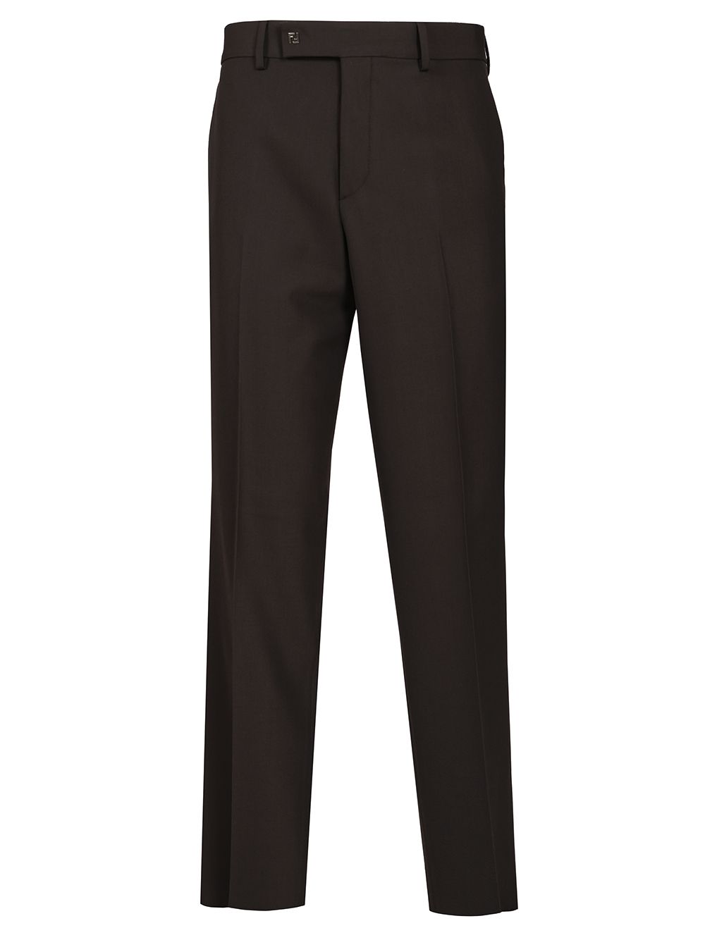 Fendi Wool Trousers - Brown | 3d77f99b98751e7575690a06268b11f975b94517