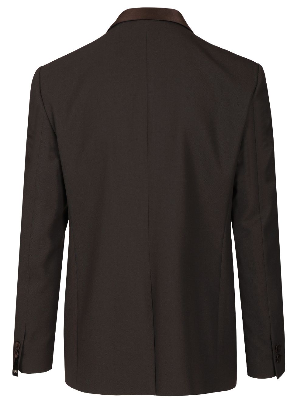 Fendi Brown Wool Crepe Blazer Jackets - Brown | fca2fe98a91de1c31d984aa6508662138b7ad163
