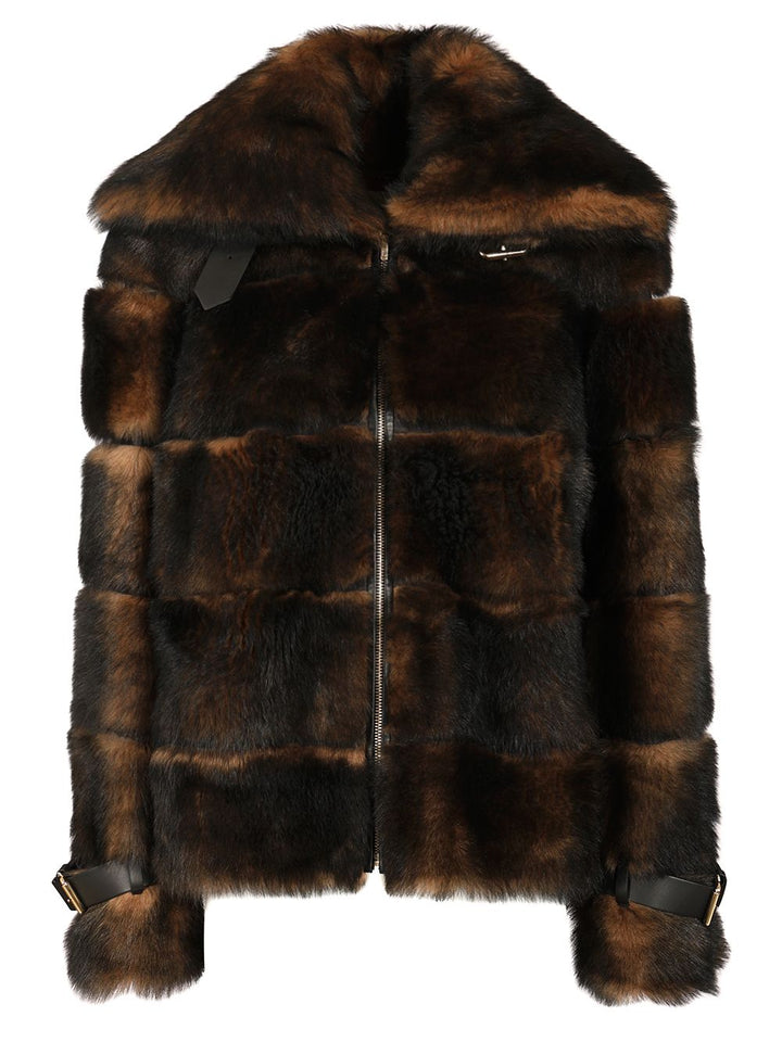 Fendi Dorsato Coats - Brown | b2cb11c3185c7ba95167e1d8cd95676d04437a40