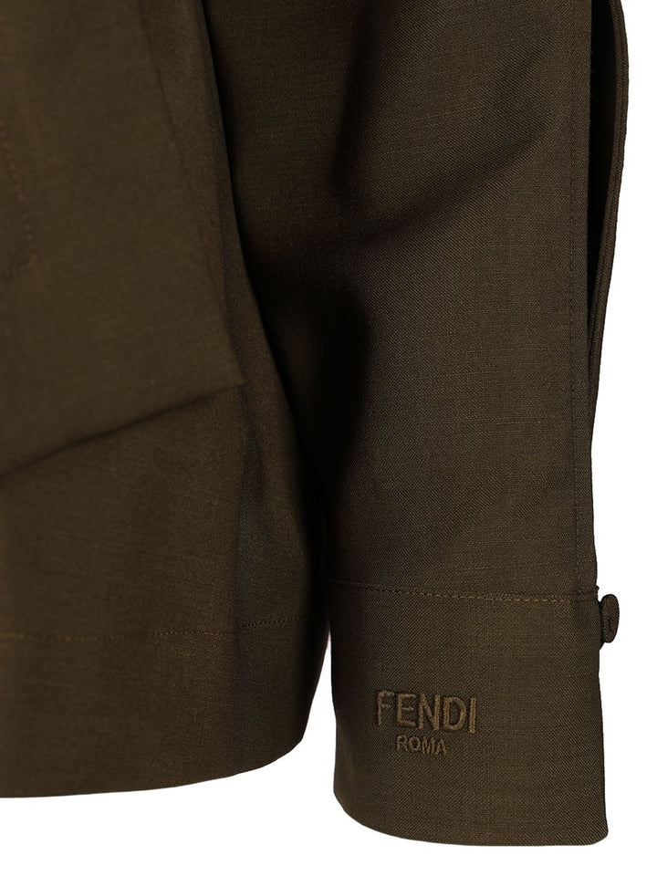 Fendi Wool And Mohair Shirt Tops - Green | efd73e5b64ced527aca473f3b793975ed075a389