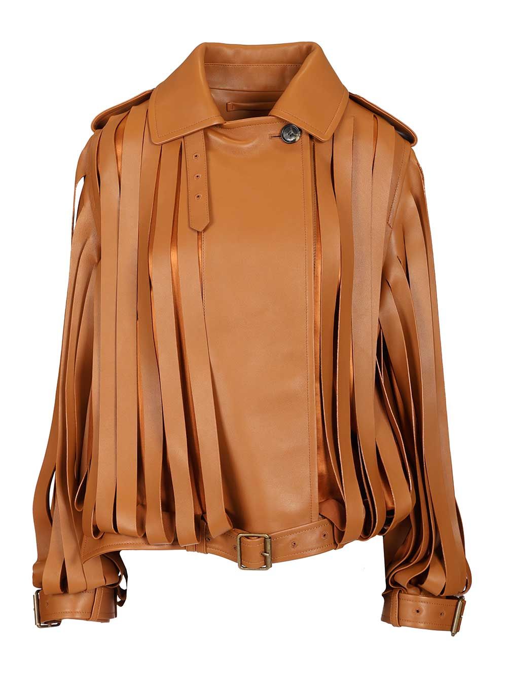 Loewe Lambskin Jacket Jackets - Brown | d64c90e155c1129c37daa5828a5ddc09f54babdc