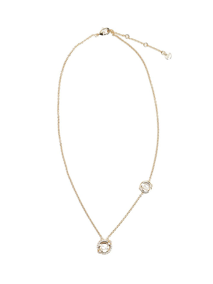 Fendi Everround Metal Necklace Jewelry - Gold | dd9707580903dcadd62c438cebb052d86a7dd52c