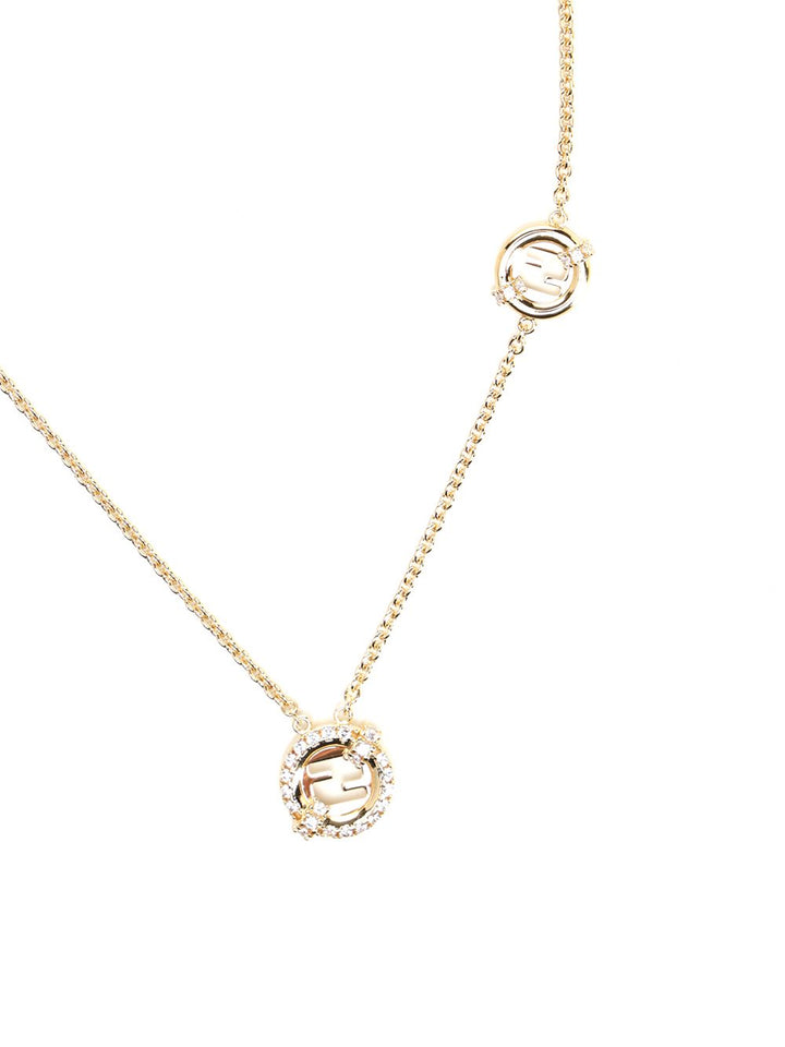 Fendi Everround Metal Necklace Jewelry - Gold | f45e557785bce68a949866f0ccb4eb3c078408d2