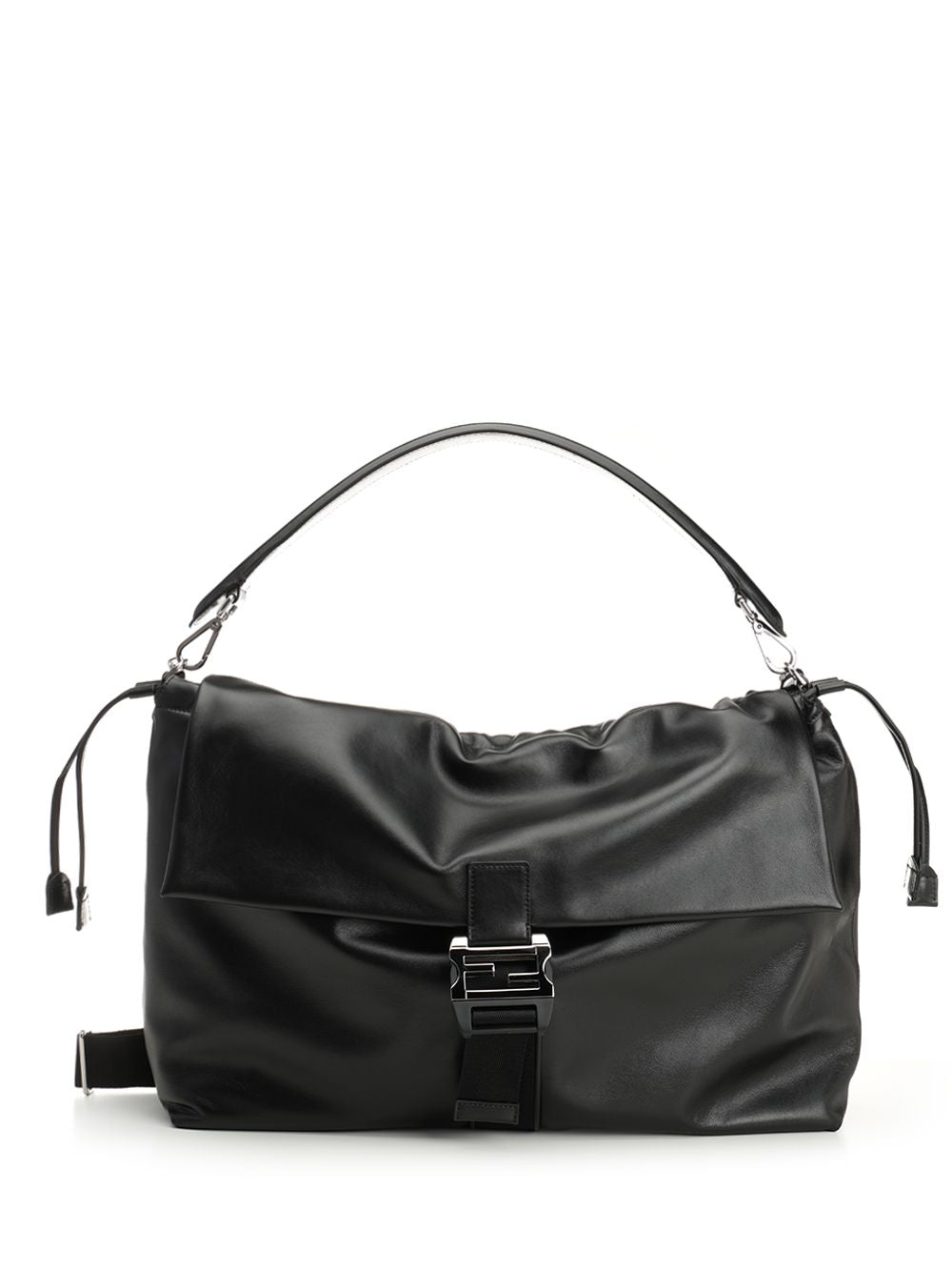 Fendi Flux Messenger Shoulder Bags - Black | 9c0ebb8afea277805c99c86ca9ff9d92d9c4f1b2