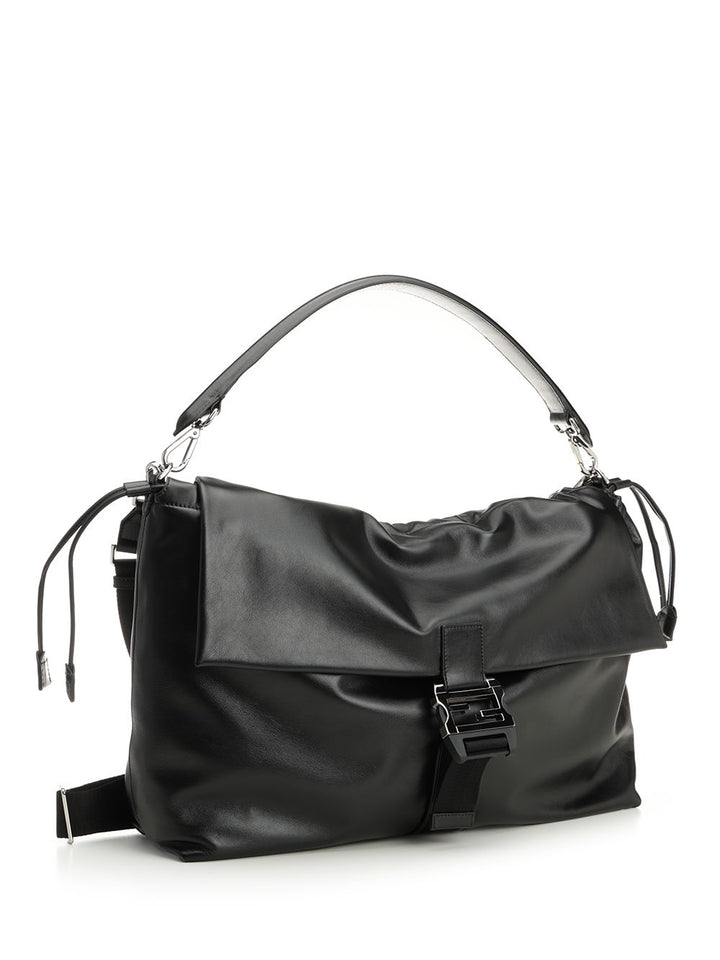 Fendi Flux Messenger Shoulder Bags - Black | 09328199d6b6c79abd5ce122e5d5ed3500e1c920