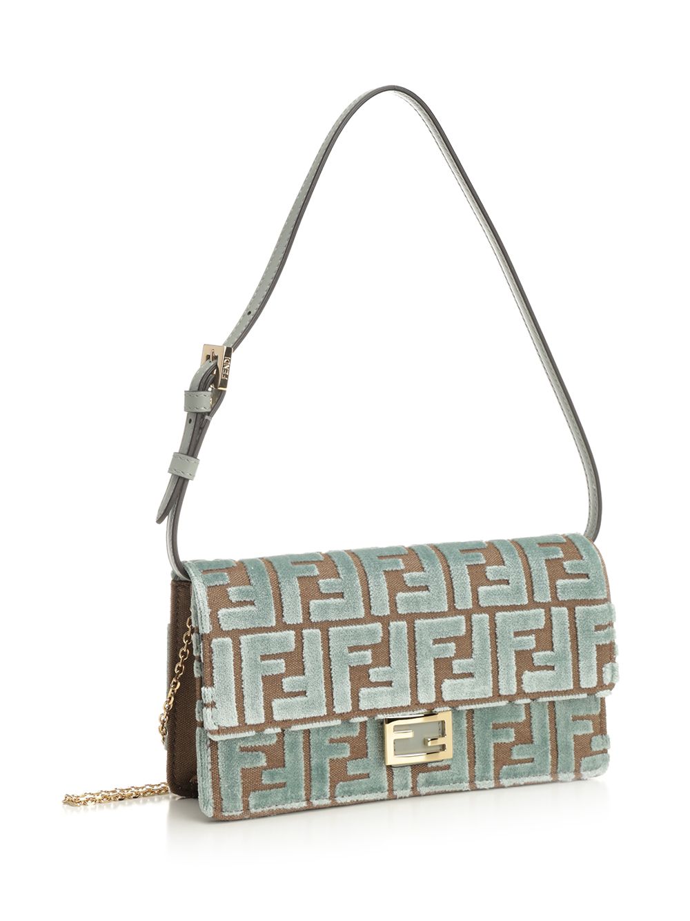 Fendi Baguette Small leather goods - Light blue | 68349199ca3a5635e21db6034d8215a744adc1dc