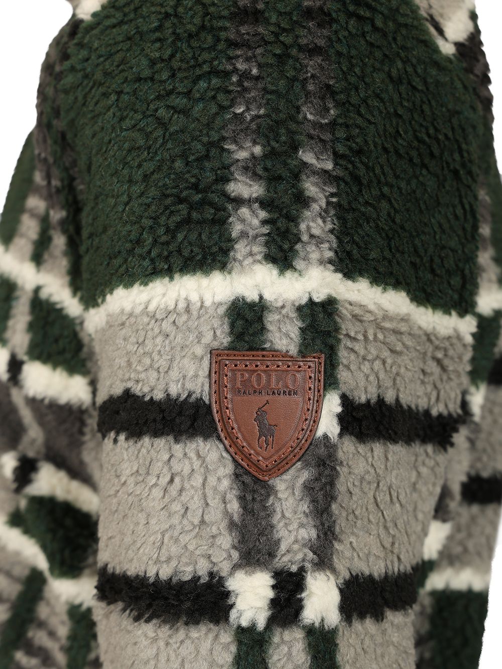 Polo Ralph Lauren Geometric Print Fleece Jacket - Canadian Blanket Jackets - Green | d002f8ba5e31abe2adbae555934cfb5fdfc0f94d