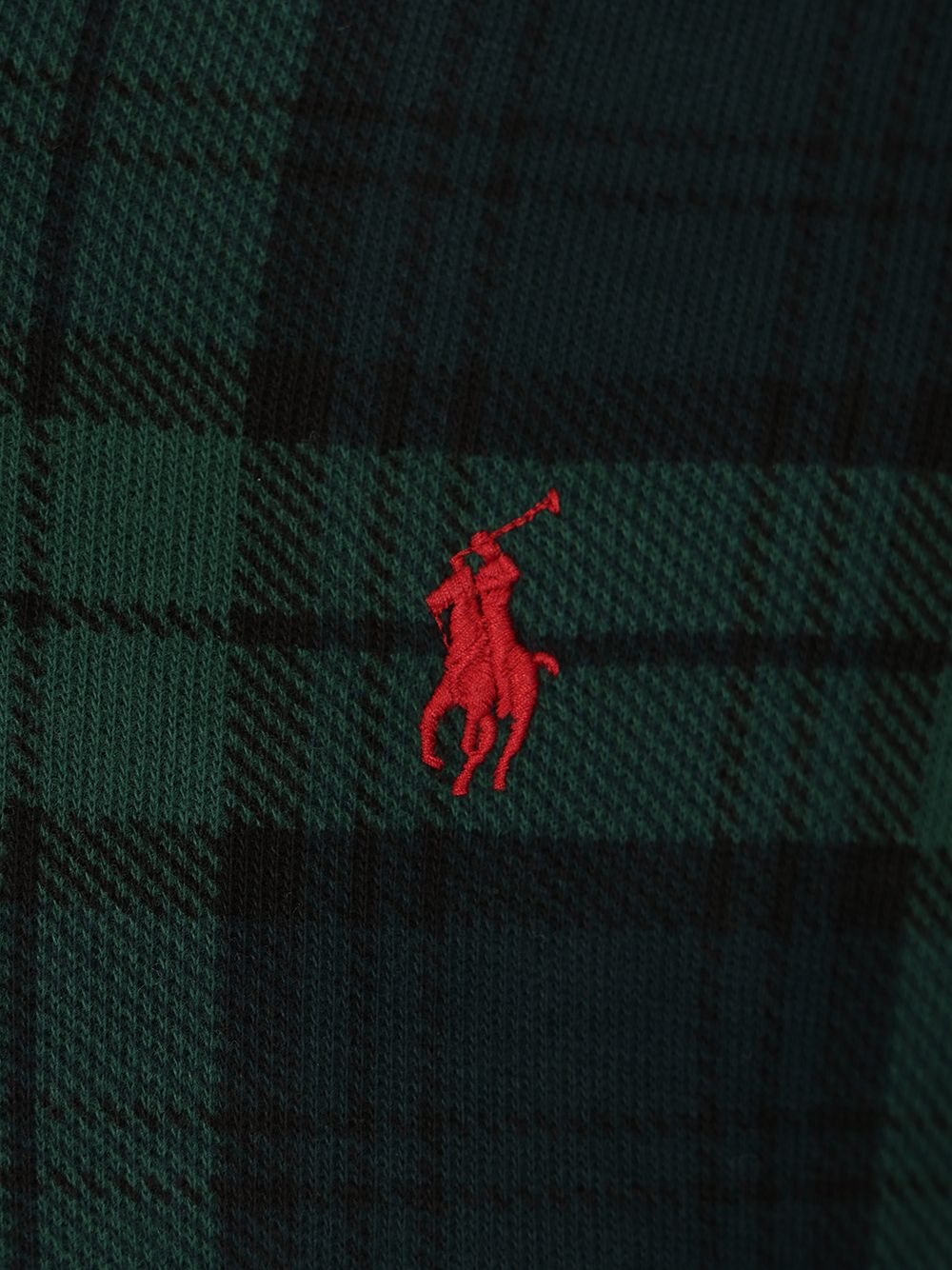 Polo Ralph Lauren Black Watch Cotton Polo Shirt Sweatshirts - Green | eea880964b396f3a76690adecb92d950b1ca9db8