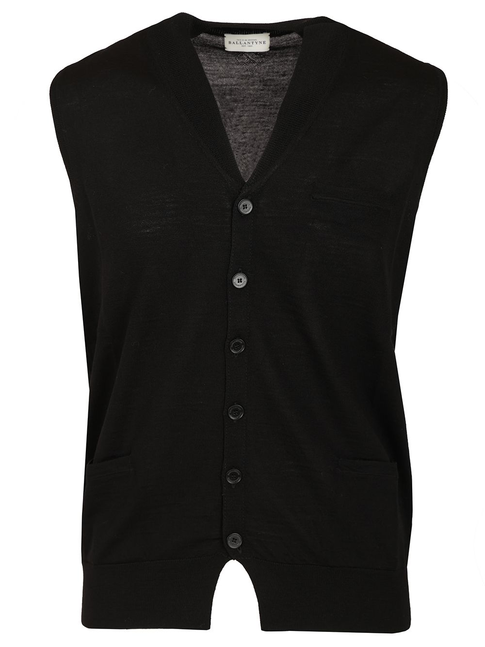 Ballantyne V-Neck Vest Jackets - Black | 0bd05d06b46477107dffbae4cf0f83dc6b18d236