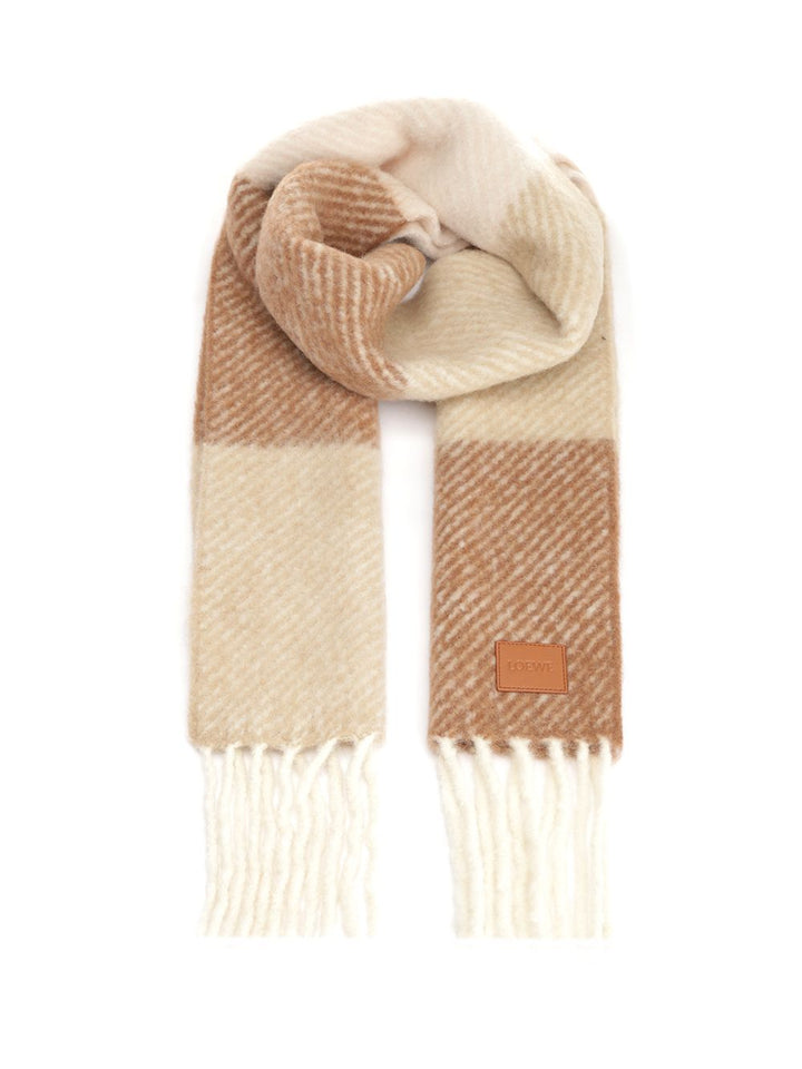 Loewe Alpaca Blend Scarf Scarves And Foulards - Brown | b9dfd5c68cf5d08b1dc6ed5d0beec815821693ed