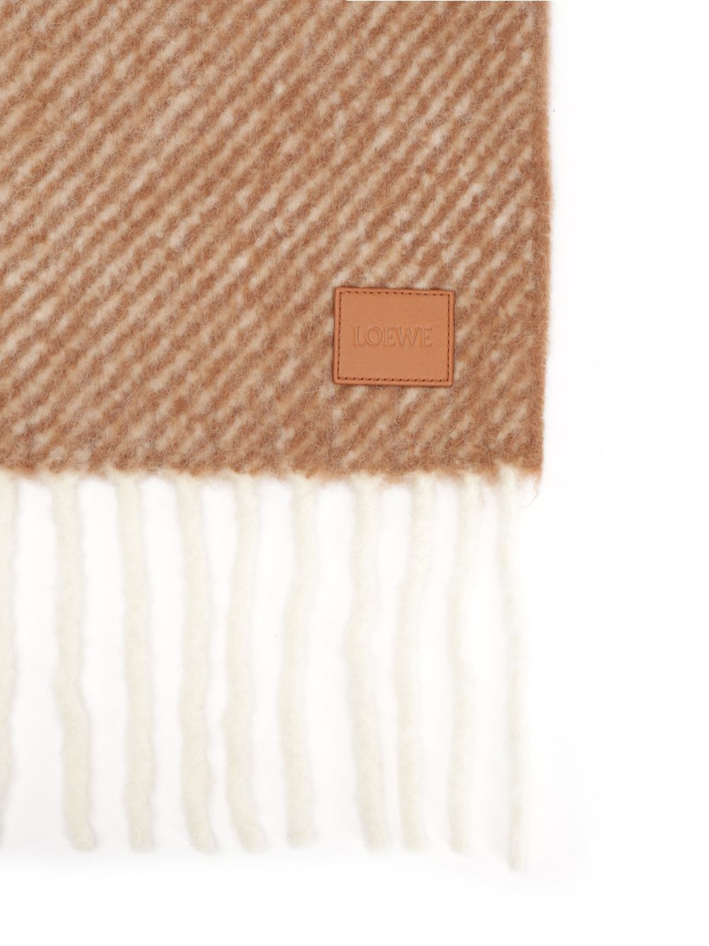 Loewe Alpaca Blend Scarf Scarves And Foulards - Brown | f8daa74a773b95e699bd9e4a654570e27b633ce5