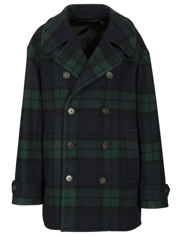 Polo Ralph Lauren Peacoat In Black Watch Coats - Green | 1c20e95d65ad513dfaa534364eb0bd4e821c2186