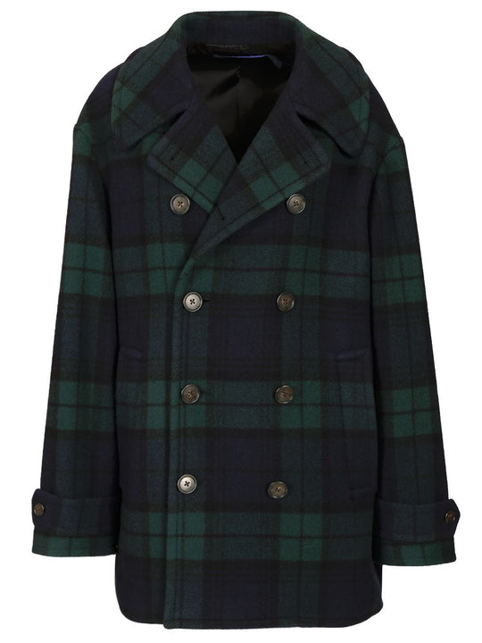 Peacoat In Black Watch Coats Green