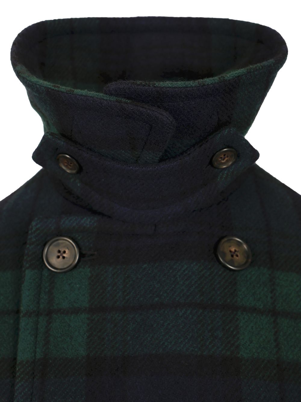 Polo Ralph Lauren Peacoat In Black Watch Coats - Green | 9194e829ac66ba1e0537f08875357af309d59954