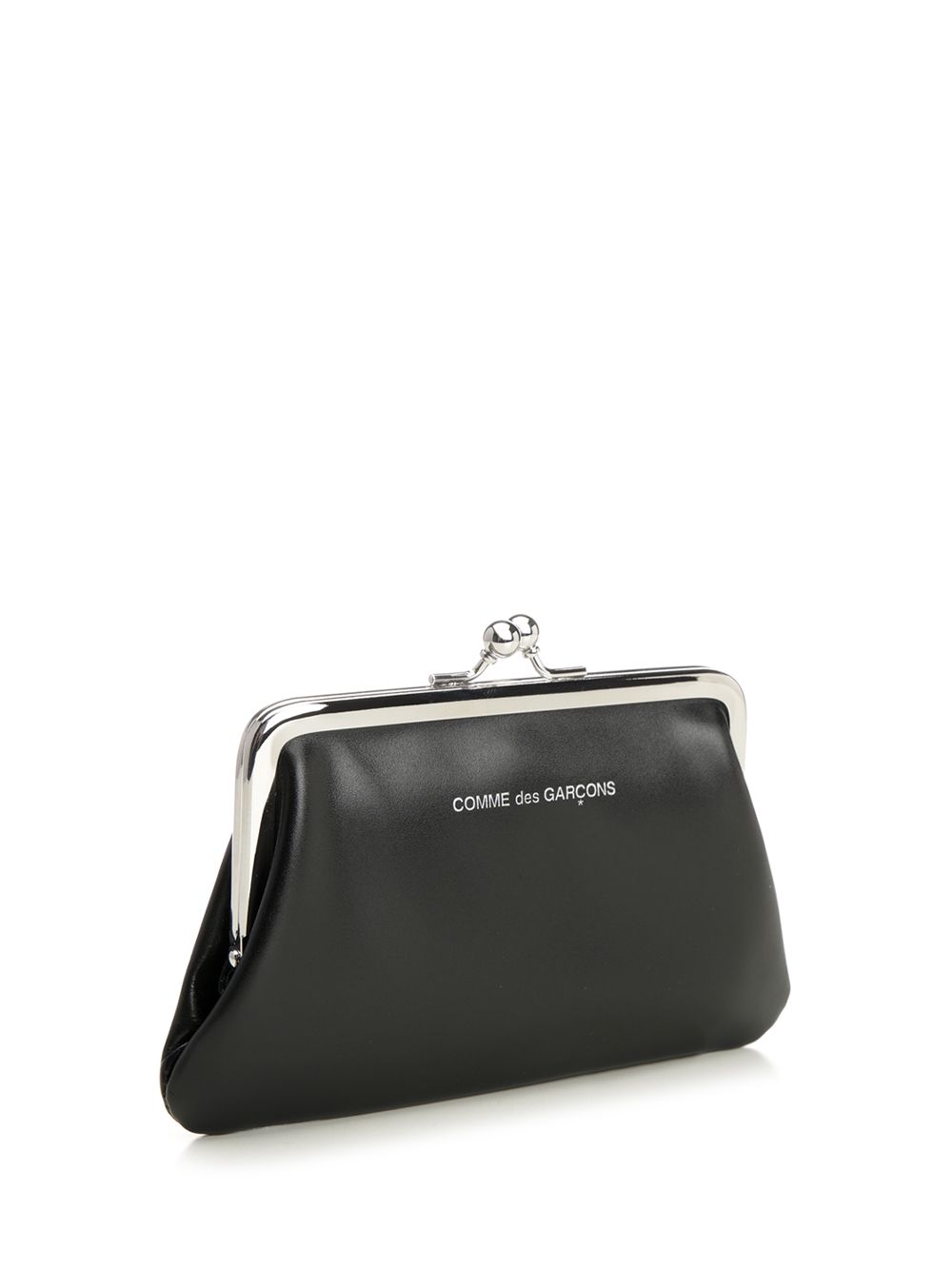 Comme Des Garcons Wallet Kiss Clasp Clutches - Black | 353b05f5681d6e4294d8c5ecd73ace9a06139dd0